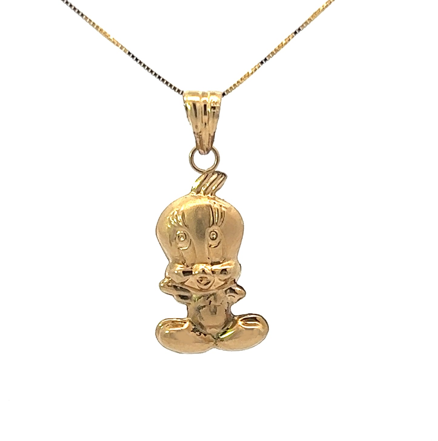 14Ct Yellow Gold Tweety Bird Pendant