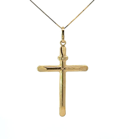 18Ct Yellow Gold Cross Pendant