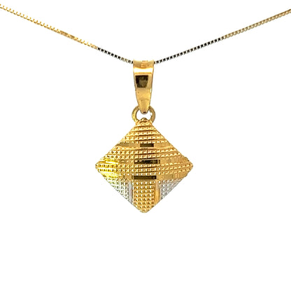 22Ct Two-Toned Gold Decorative Pendant