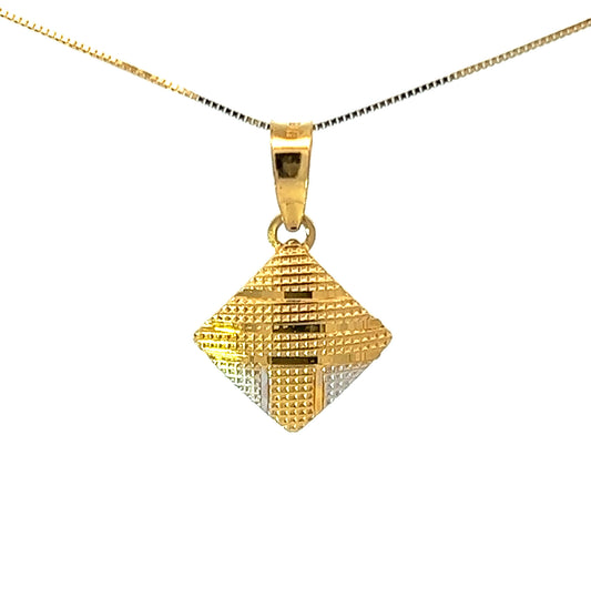 22Ct Two-Toned Gold Decorative Pendant