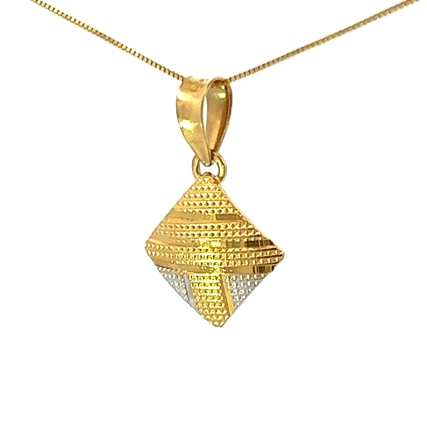 22Ct Two-Toned Gold Decorative Pendant