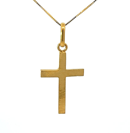 22Ct Yellow Gold Cross Pendant