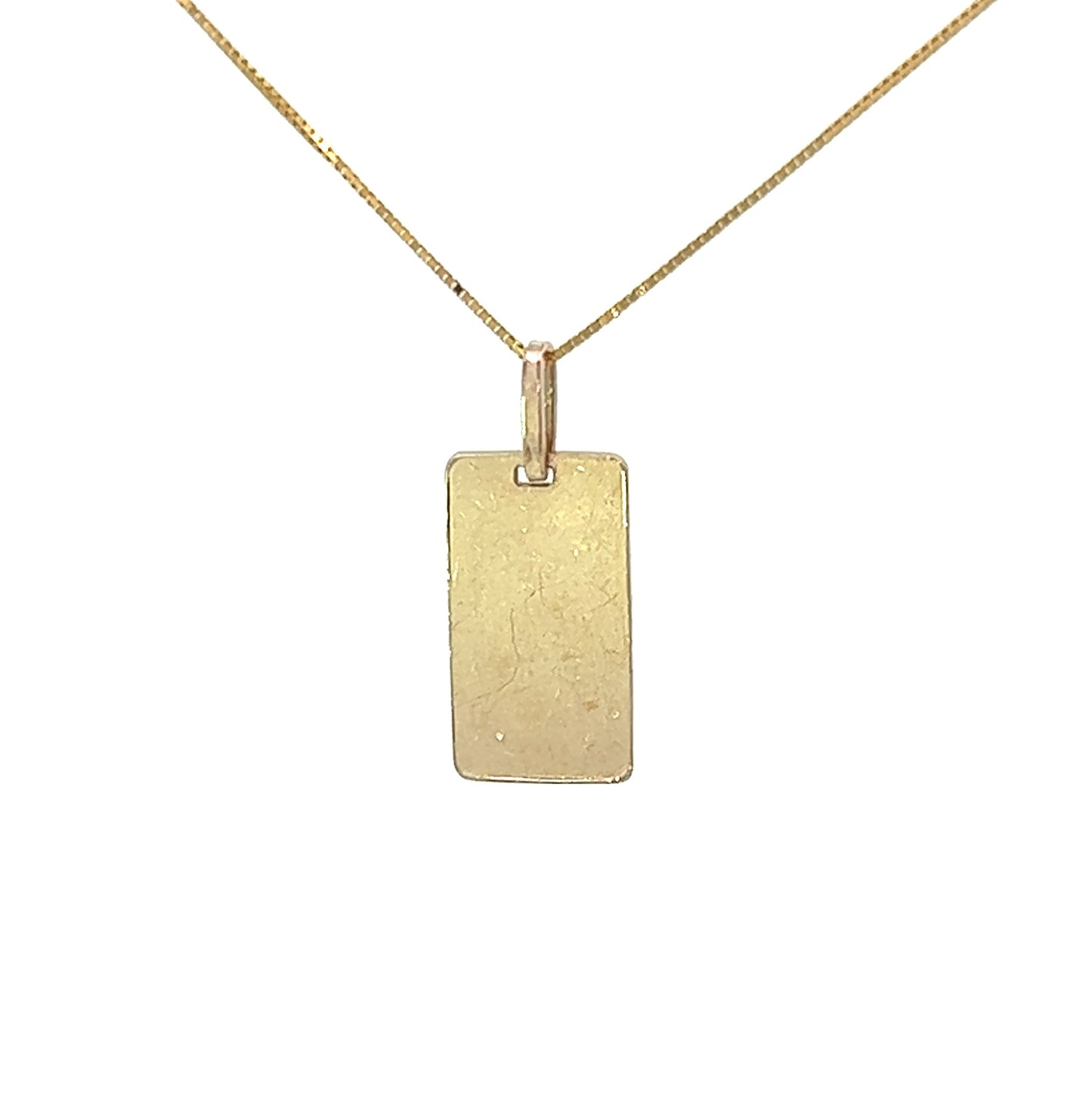 9Ct Yellow Gold Good Luck Pendant