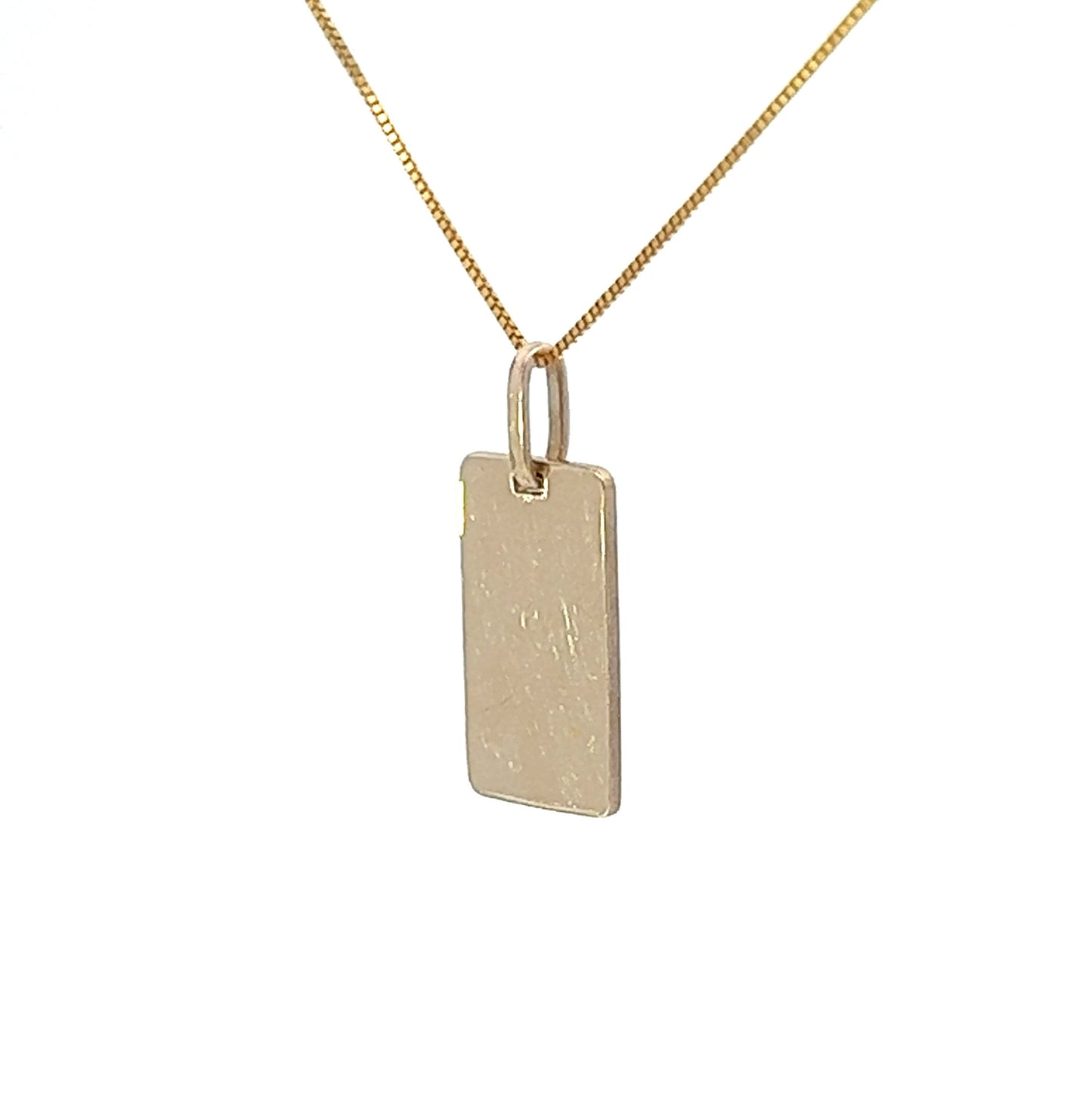 9Ct Yellow Gold Good Luck Pendant