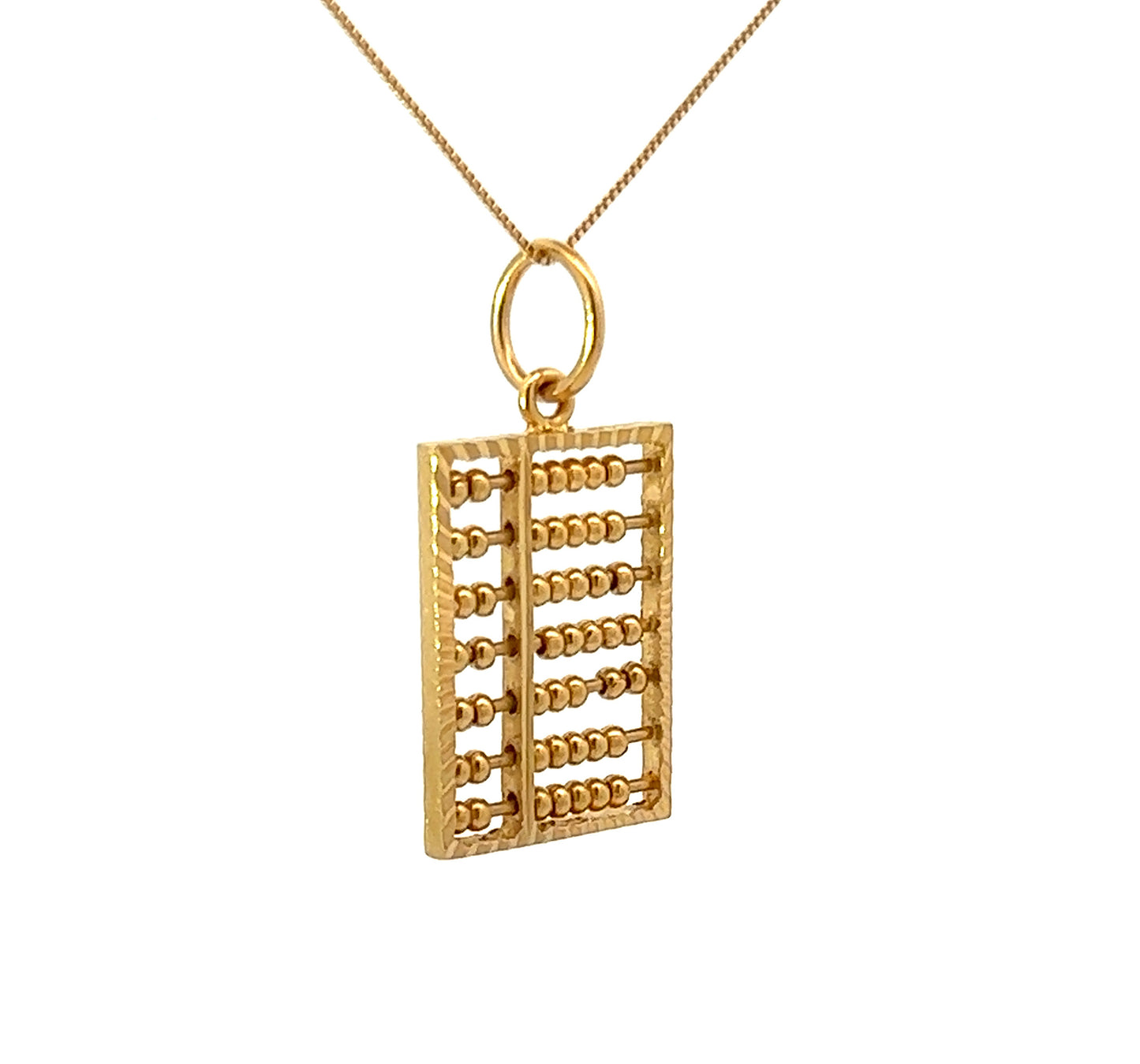 22Ct Yellow Gold Interactive Abacus Pendant