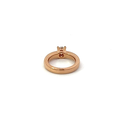 18Ct Rose Gold Diamond Ring Pendant