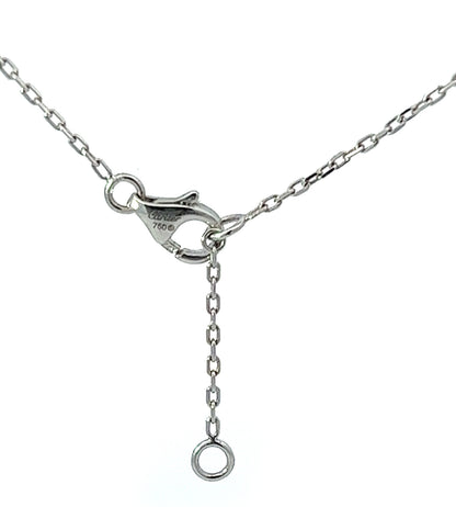 18Ct White Gold Cartier Mini Heart Of Diamond Necklace