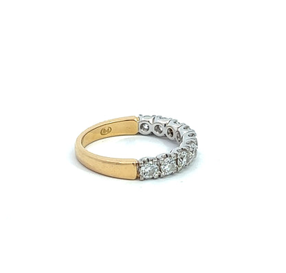 18Ct Yellow Gold Eternity Diamond Ring