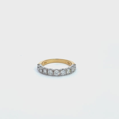 18Ct Yellow Gold Eternity Diamond Ring