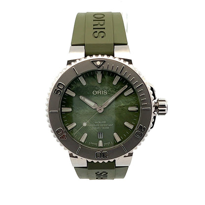 Oris Aquis New York Harbor Limited Edition 41.5 mm Watch 01 733 7766 4187-SET