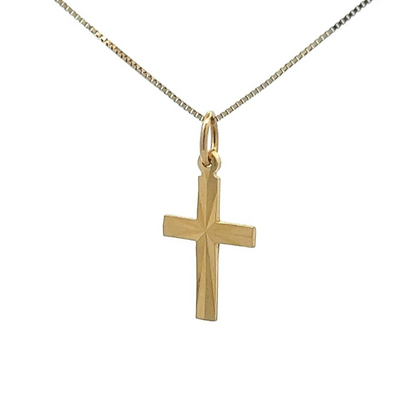 18Ct Yellow Gold Cross Pendant