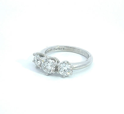 Platinum Trilogy Laboratory Grown Diamond Ring