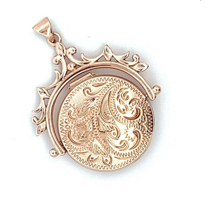 9Ct Rose Gold Spinner Locket