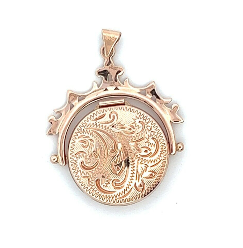 9Ct Rose Gold Spinner Locket