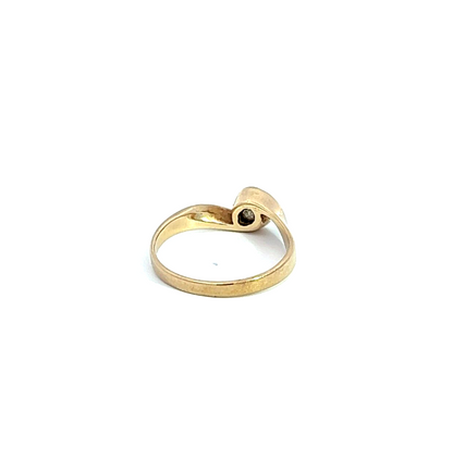 9Ct Yellow Gold Solitaire CZ Ring