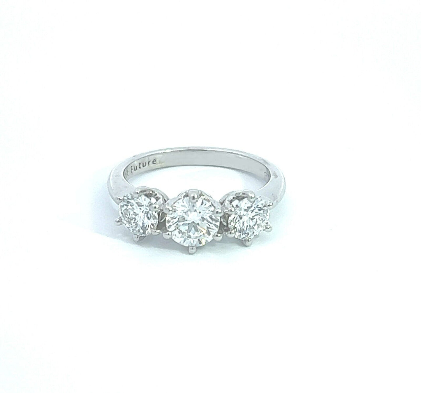 Platinum Trilogy Laboratory Grown Diamond Ring