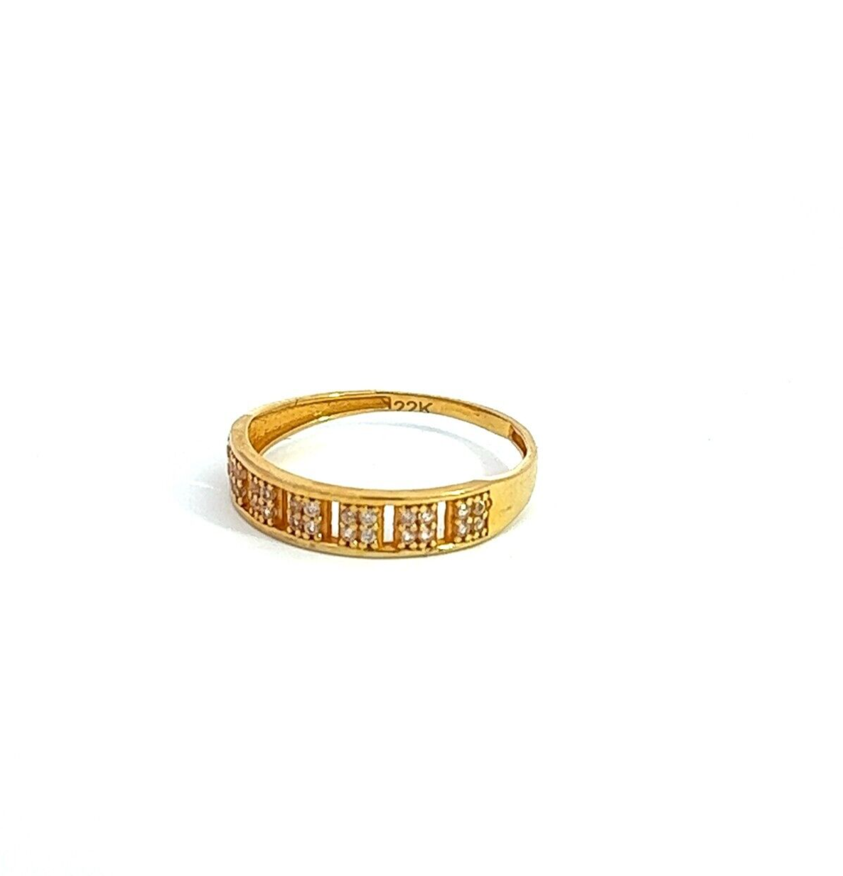 22Ct Yellow Gold Openwork Band