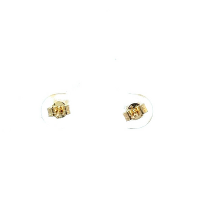 18Ct Yellow Gold Brilliant Cut CZ Stud Earrings