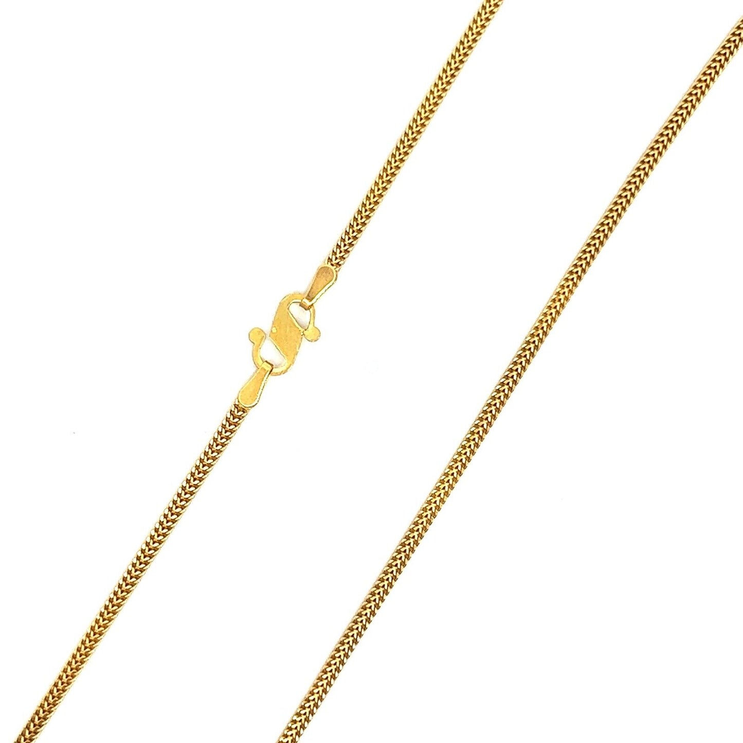 18Ct Yellow Gold Curb Chain