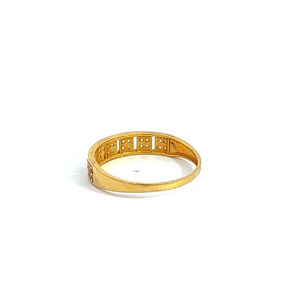 22Ct Yellow Gold Openwork Band