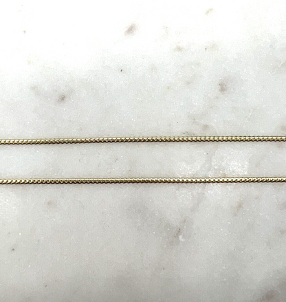 9Ct Yellow Gold & Diamond Necklace