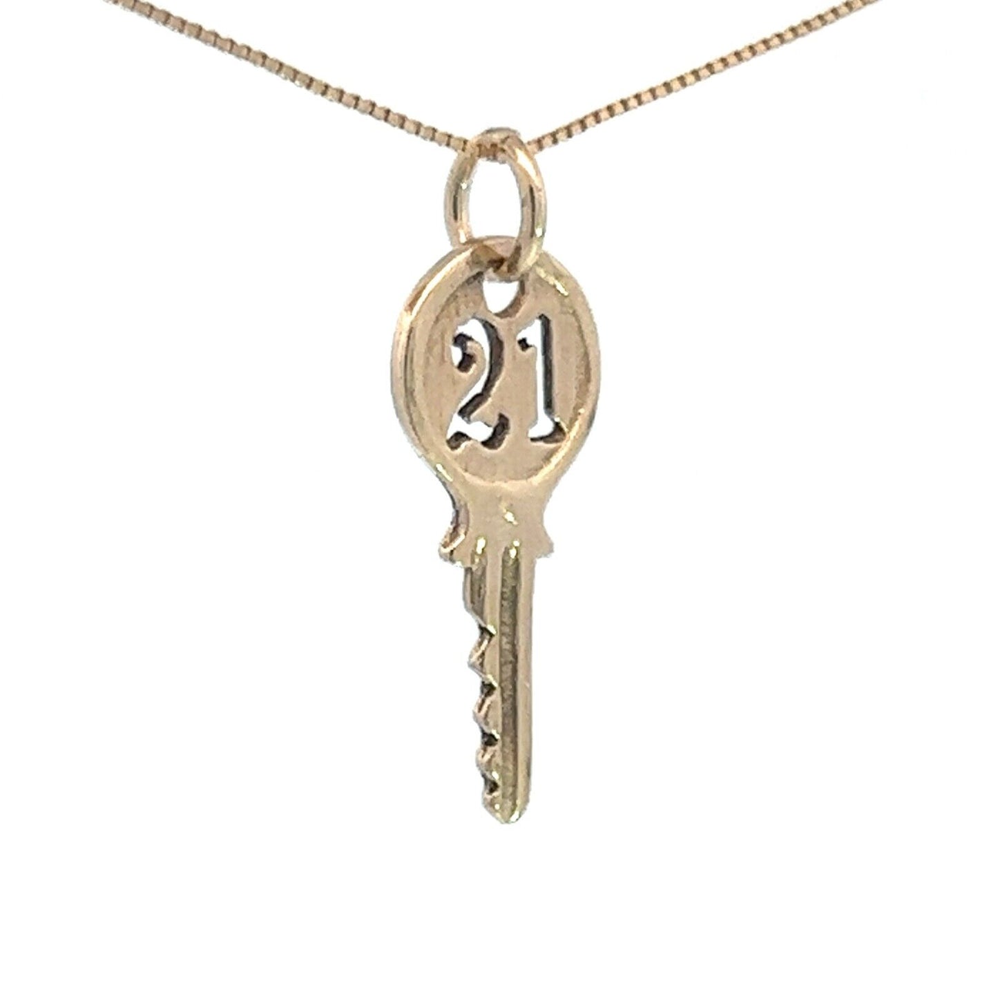 9Ct Yellow Gold 21 Key Pendant