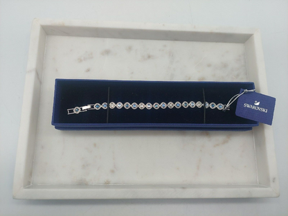 Swarovski Angelic Square Bracelet - Blue Crystals