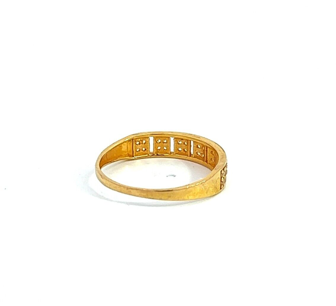 22Ct Yellow Gold Openwork Band