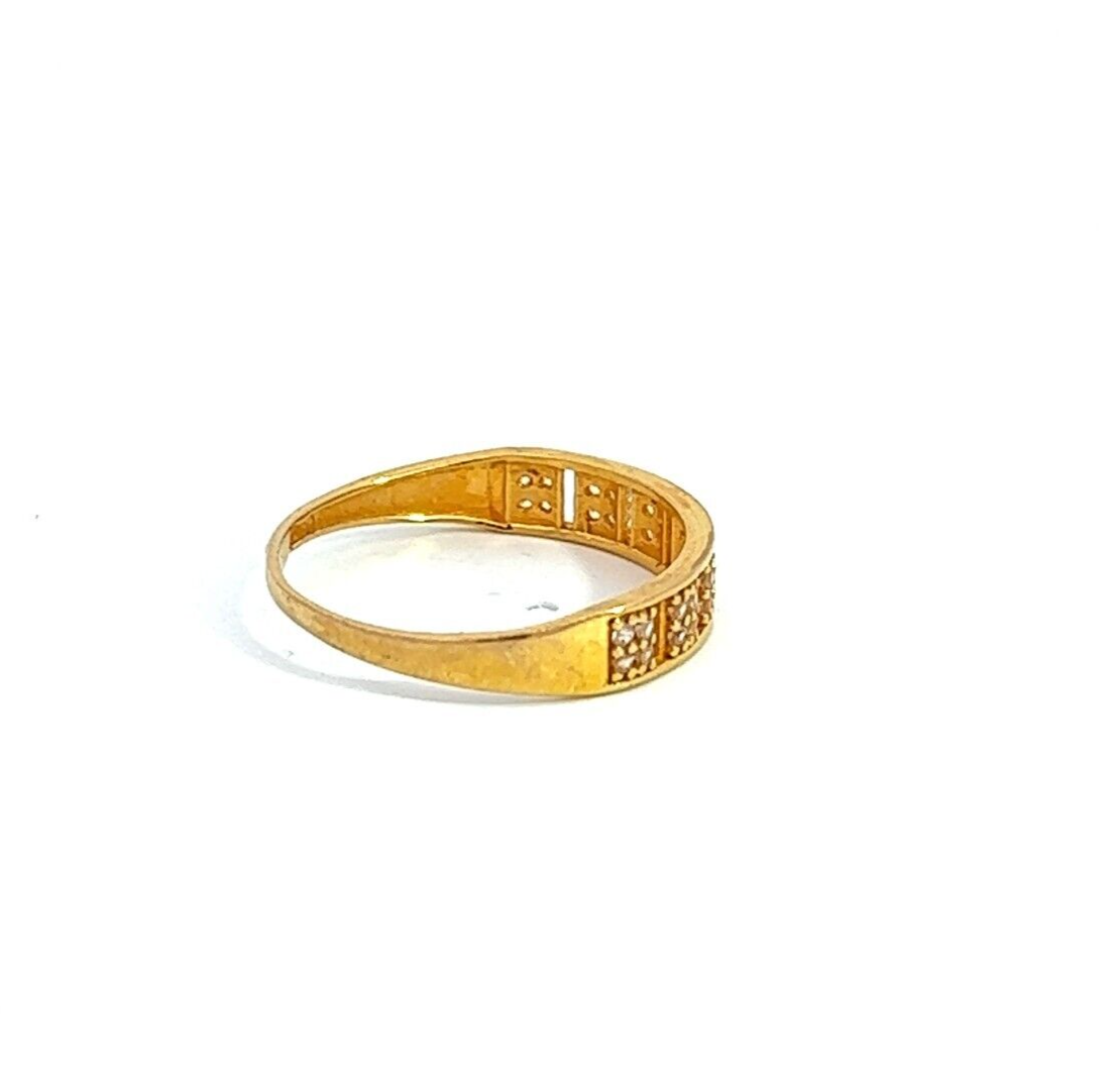 22Ct Yellow Gold Openwork Band