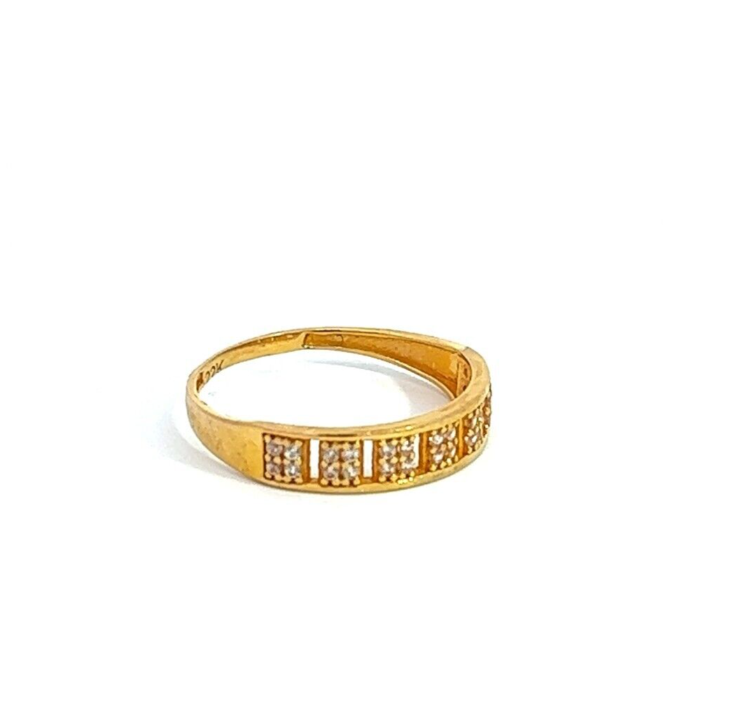 22Ct Yellow Gold Openwork Band