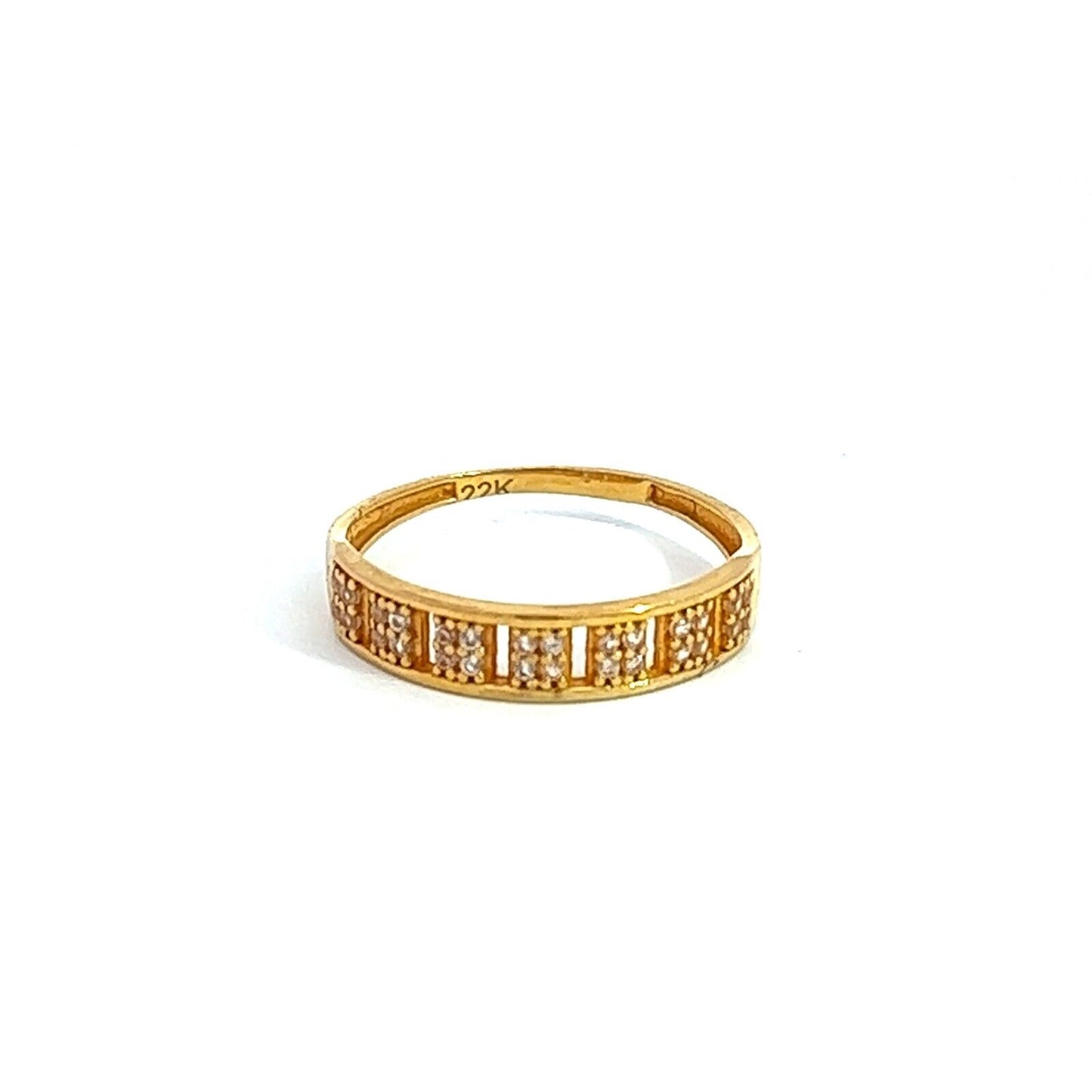 22Ct Yellow Gold Openwork Band