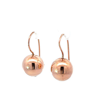 9Ct Rose Gold Drop Earrings