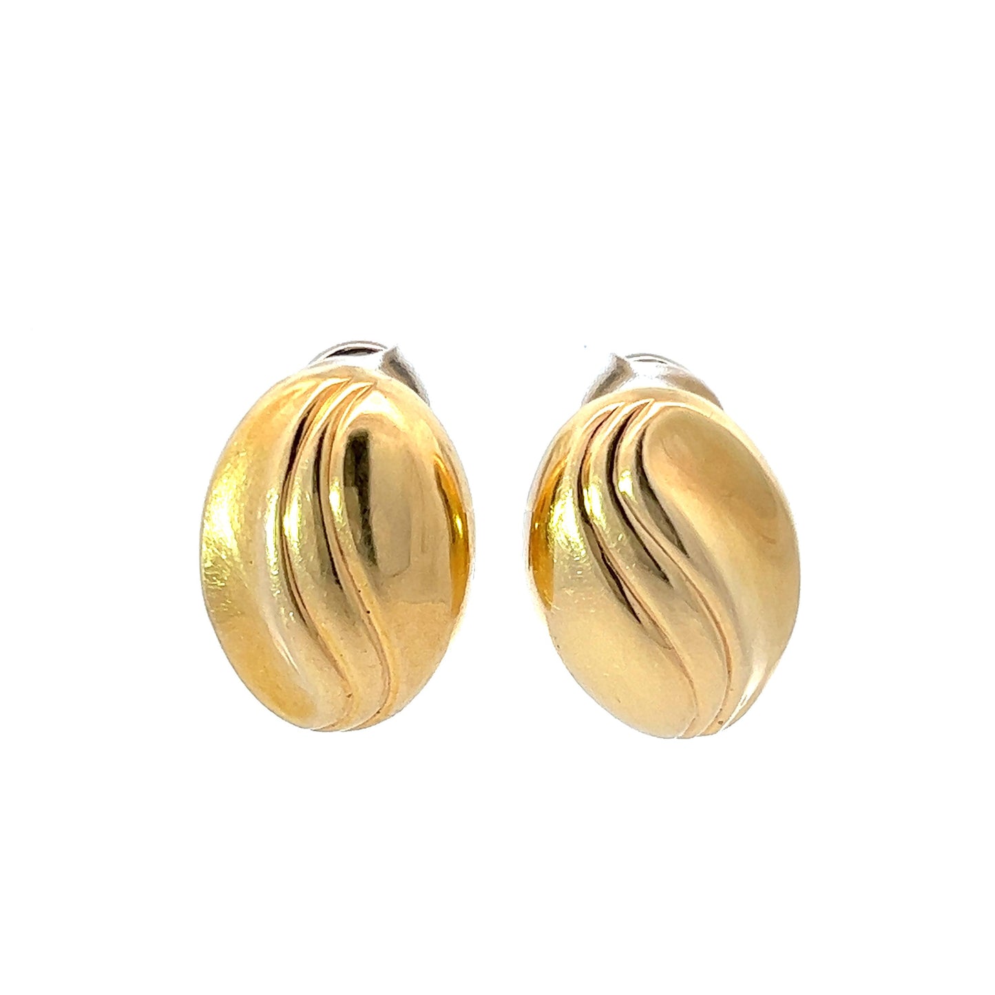 14Ct Yellow Gold Statement Earrings