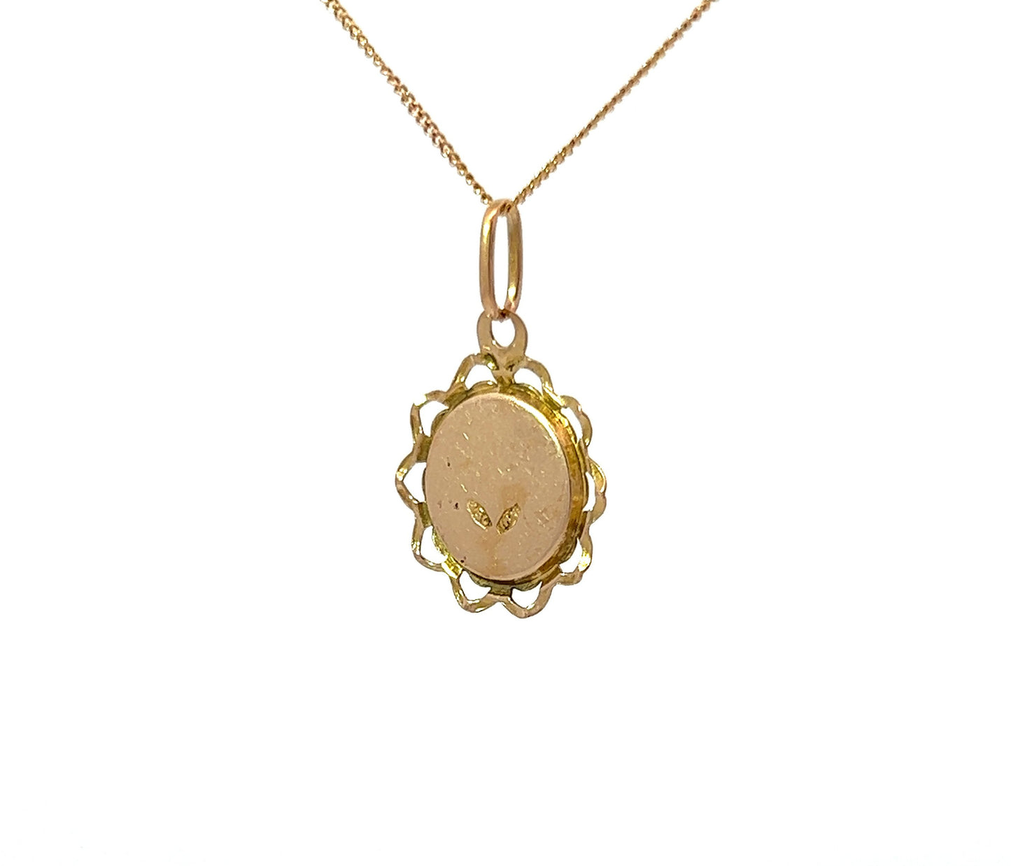 9Ct Yellow Gold ST. ANTONIO Pendant