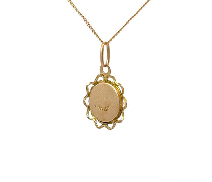 9Ct Yellow Gold ST. ANTONIO Pendant