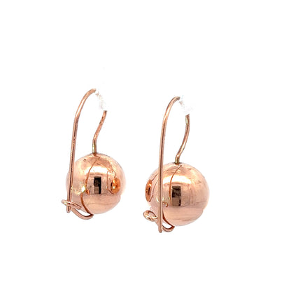 9Ct Rose Gold Drop Earrings