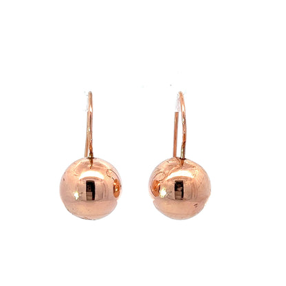 9Ct Rose Gold Drop Earrings