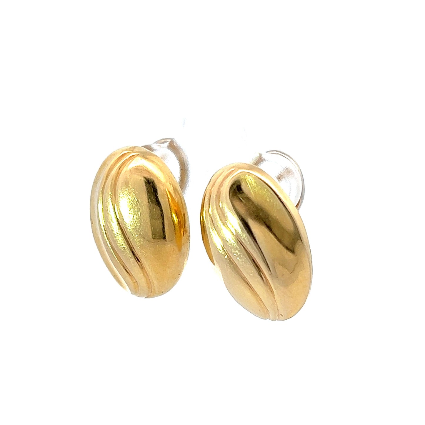 14Ct Yellow Gold Statement Earrings