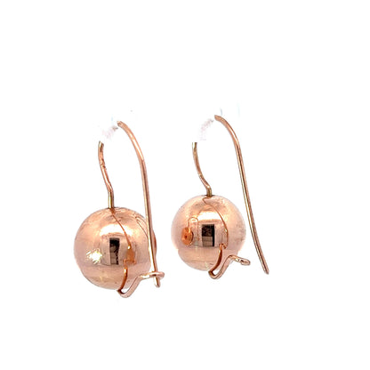 9Ct Rose Gold Drop Earrings