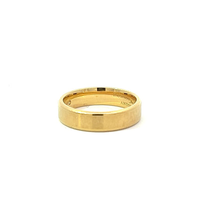 18Ct Yellow Gold Men's Diamond Band Ring